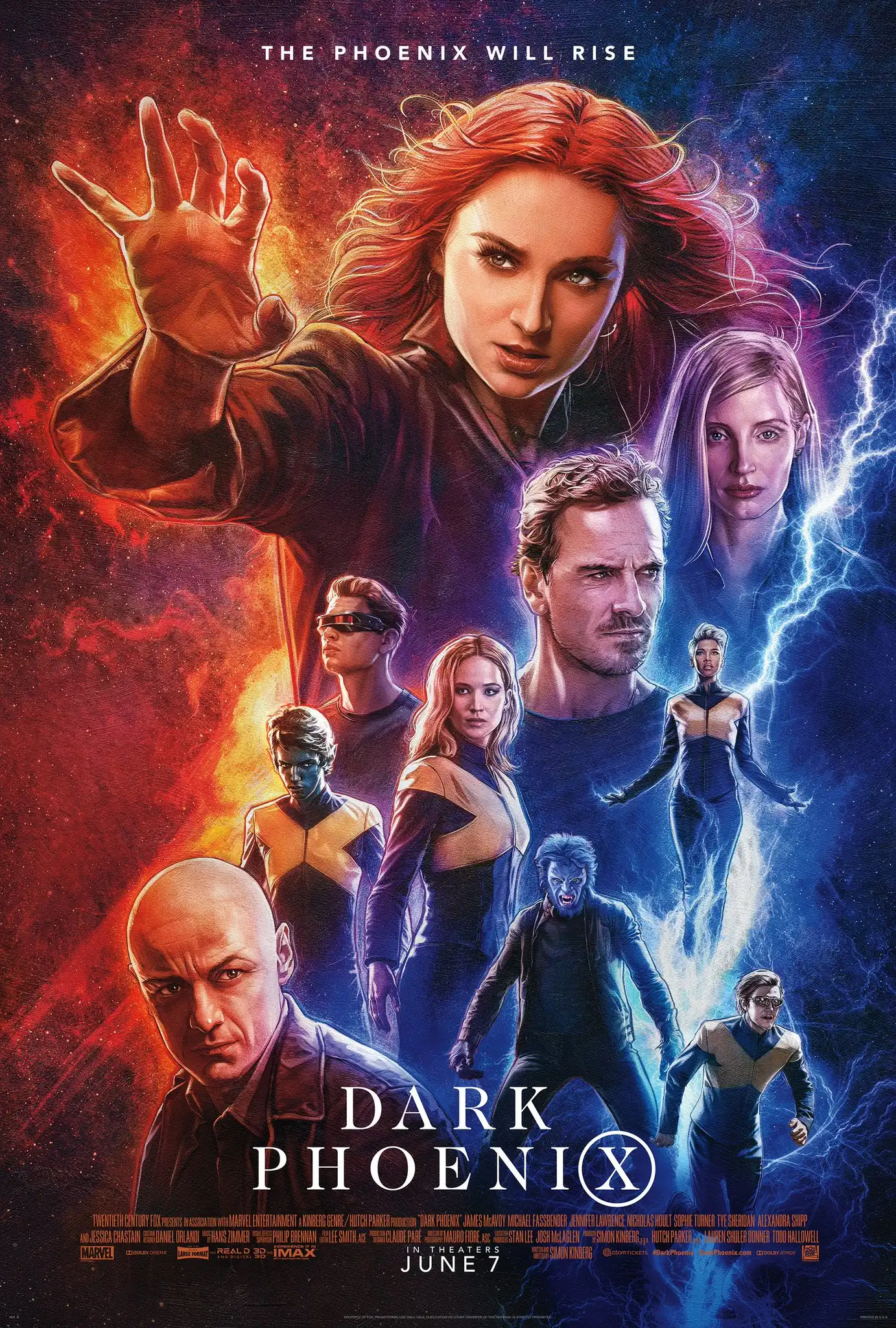 Poster de la Película o Serie: X-Men: Dark Phoenix